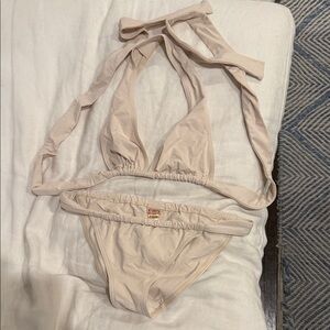 Eres Beige/Peach Bikini Set Size 6